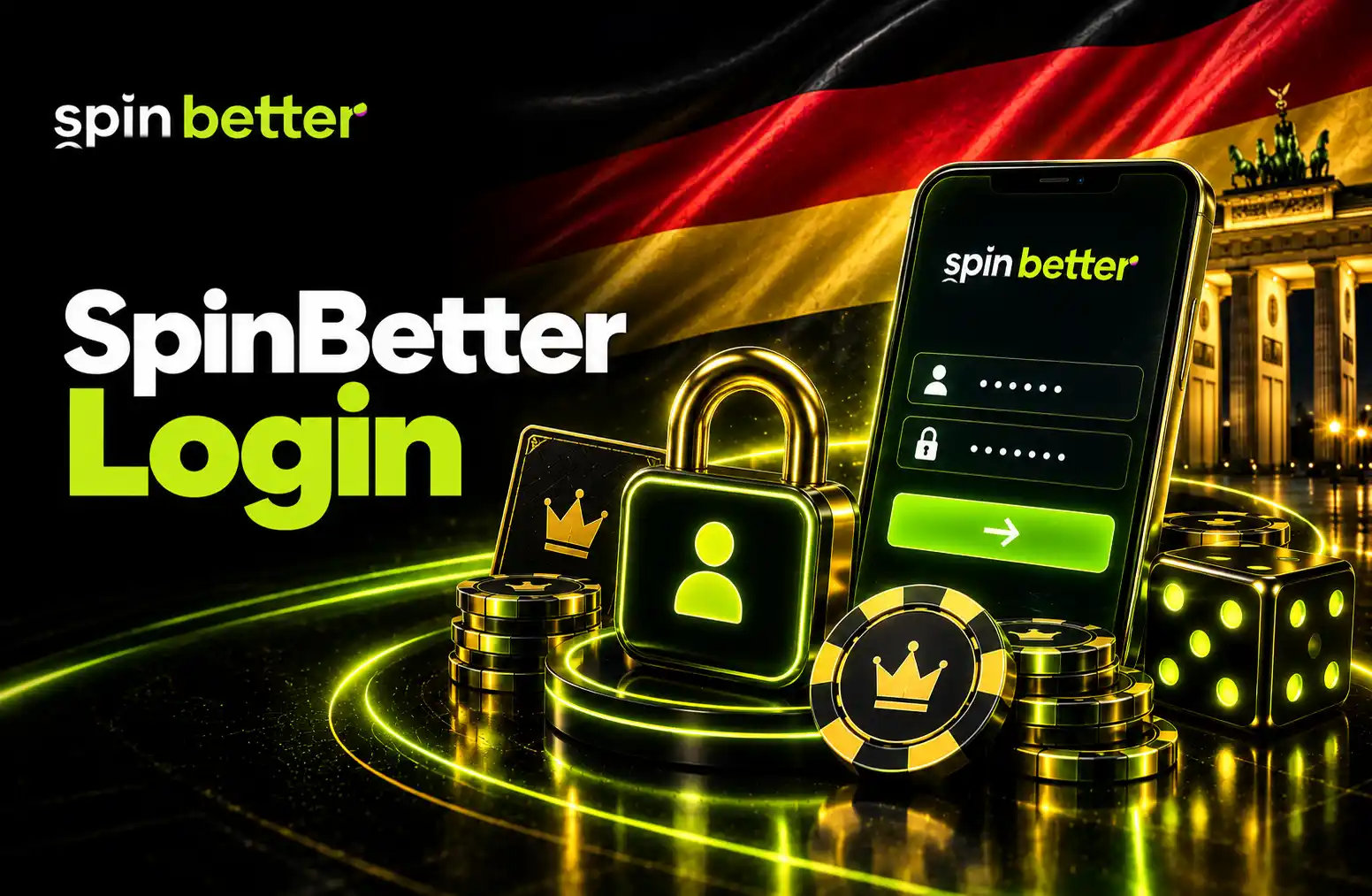 SpinBetter Login und Casino-Zugang in Deutschland